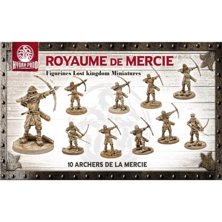 Figurine à peindre : Régiment de 10 Archers de la Mercie