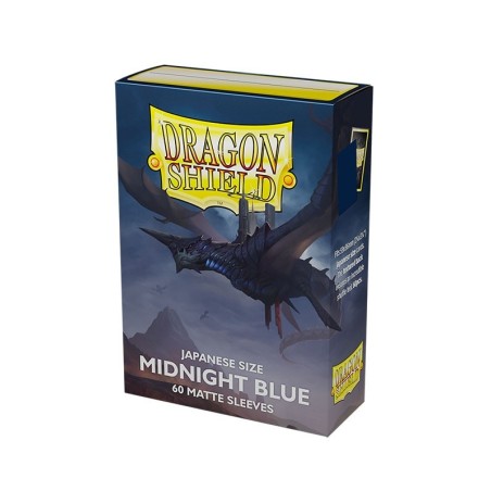 Protège-cartes Dragon Shield - 60 Japanese Matte Midnight Blue