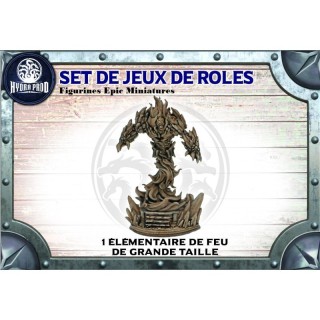 Figurine à peindre : 1 Élémentaire de Feu de Grande Taille