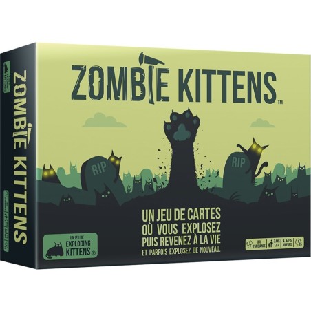 Jeux de société - Exploding Kittens - Zombie Kittens