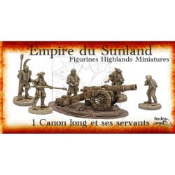 Figurine à peindre : 1 Canon Long du Sunland et ses Servants