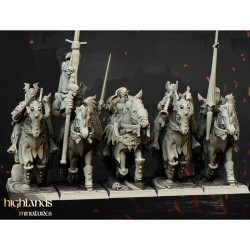 Figurine à peindre : 5 Chevaliers Vampires