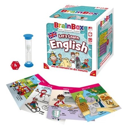 Jeux de société - Brain Box - Apprenons l'Anglais