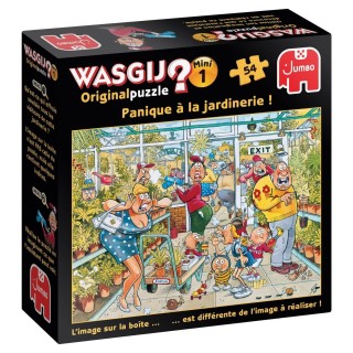 Puzzle Wasgij Mini - Panique à la Jardinerie - 54 Pièces