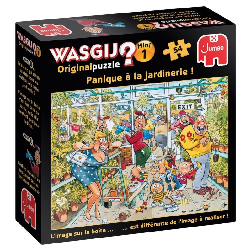 Puzzle Wasgij Mini - Panique à la Jardinerie - 54 Pièces