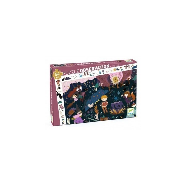 Puzzle Djeco Observation - Apprentis Sorciers - 54 Pièces