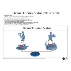 Figurine à peindre : 2 Héros Tueurs