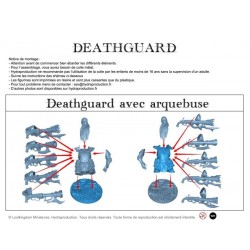 Figurine à peindre : 10 Arquebusiers Deathguard