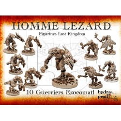 Figurine à peindre : 10 Guerriers Ezocamatl