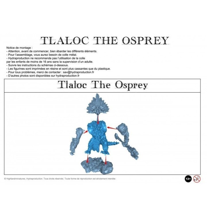 Figurine à peindre : Tlaloc the Osprey (1 figurine)