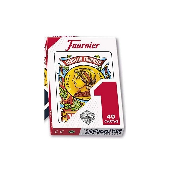 Jeu de Cartes Espagnol - 40 Cartes - Dos Rouge