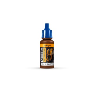 Peinture Vallejo Mecha Color : Suie Brune De Moteur Mat- Brown Eng Soot Matt