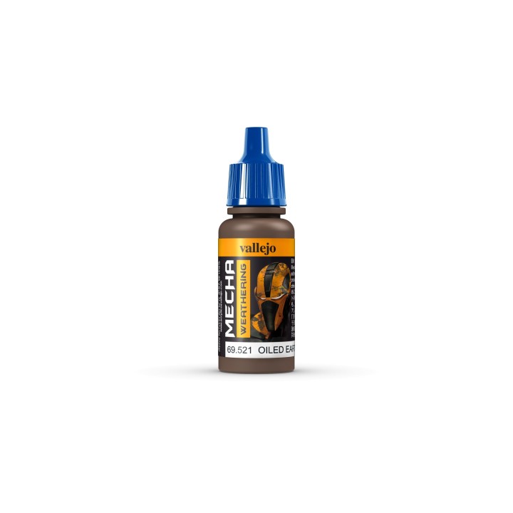 Peinture Vallejo Mecha Color : Wash Terre Graissée -  Oiled Earth Wash
