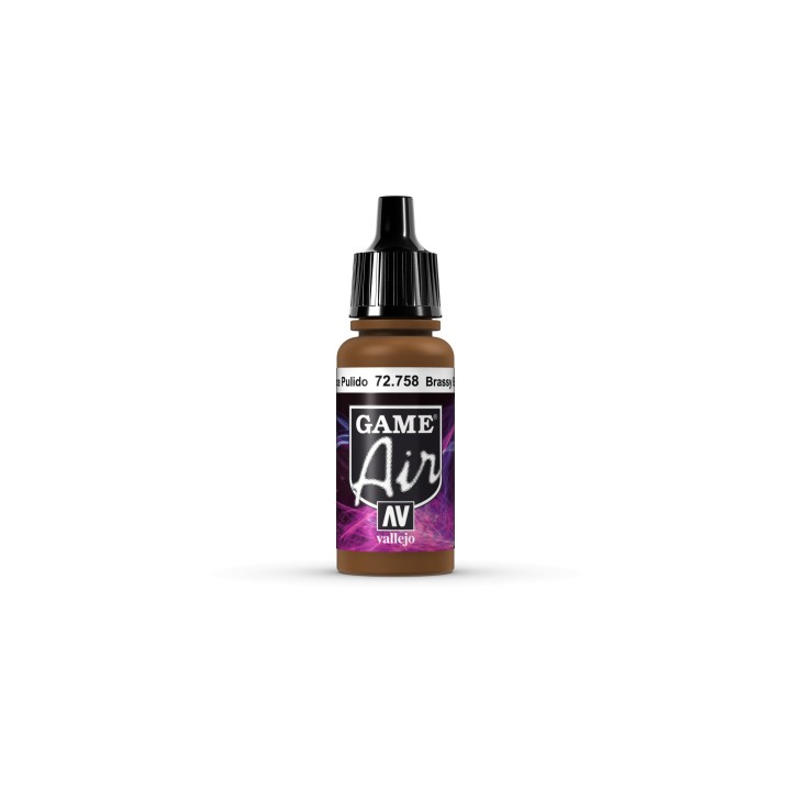 Peinture Vallejo Games Air : Bronze Poli - Brazzy Brass