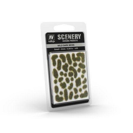 Vallejo Scenery Prince August Games : Wild Tuft - Drark Moss : 2mm