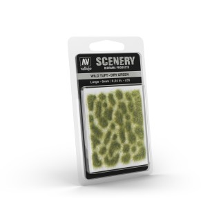 Vallejo Scenery Prince August Games : Wild Tuft - Dry Green : 6mm