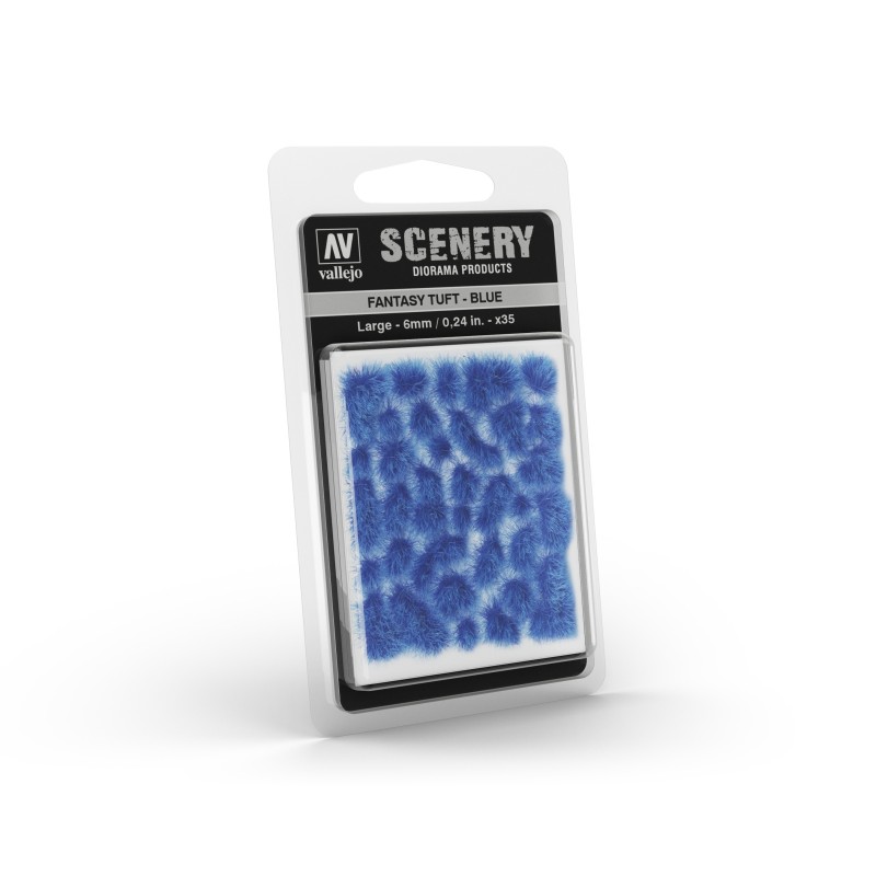 Vallejo Scenery Prince August Games : Wild Tuft - Blue : 6mm