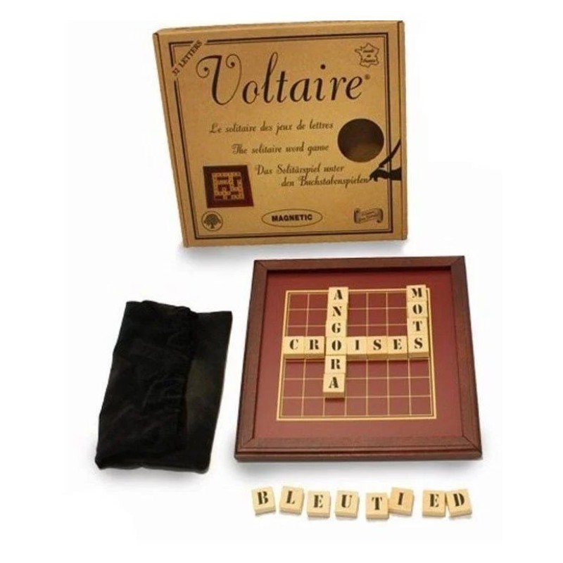Jeux De Société- Voltaire - 48 lettres magnétiques