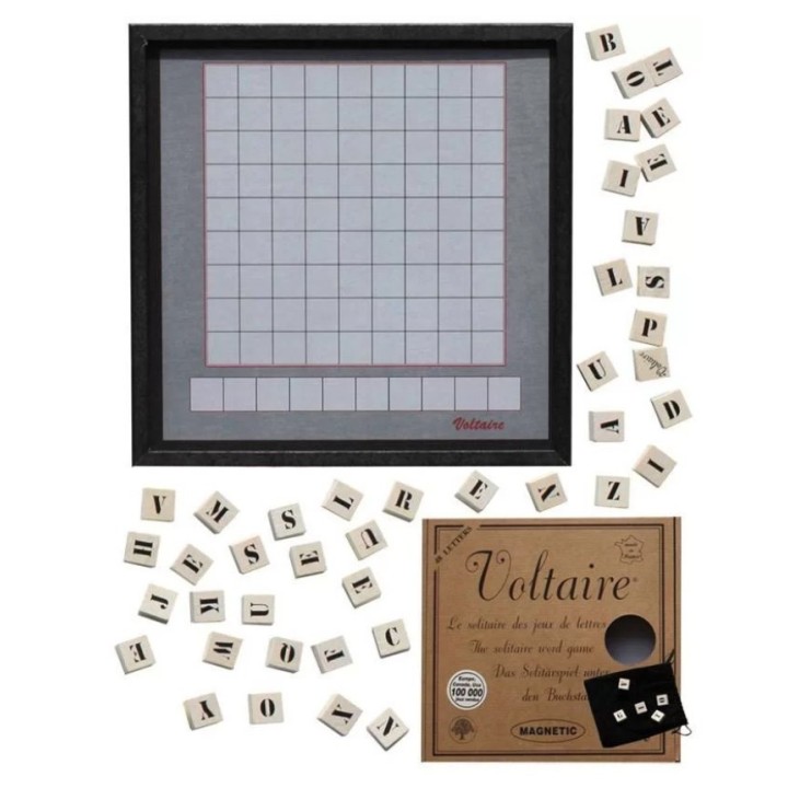 Jeux De Société- Voltaire - 48 lettres magnétiques