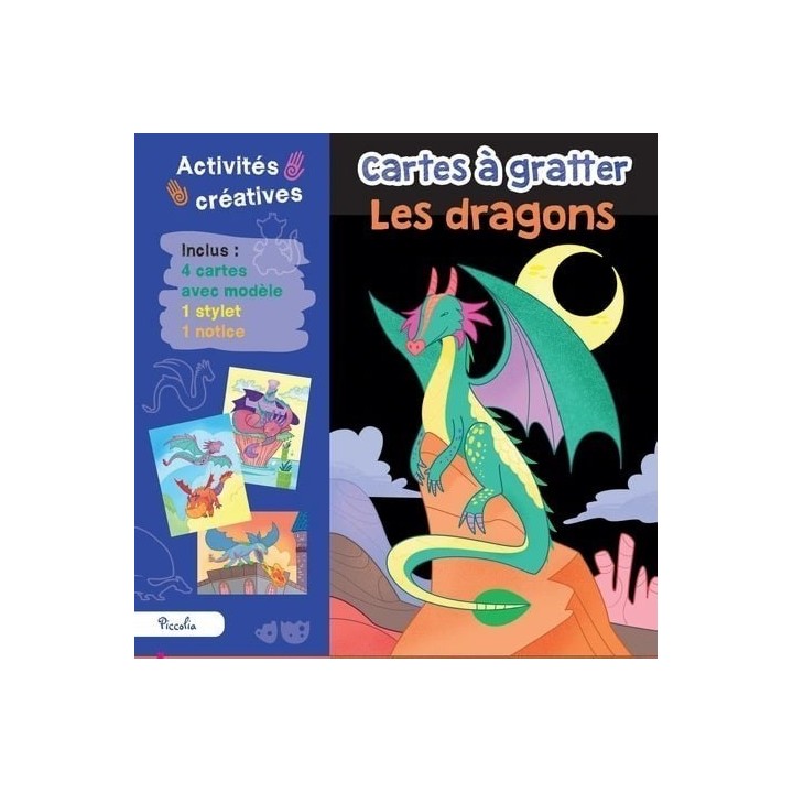 Cartes à gratter – Les Dragons
