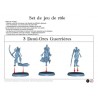 Figurine à peindre : 3 Demi-Orcs Guerrières