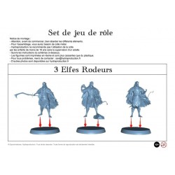 Figurine à peindre : 3 Elfes Rodeurs