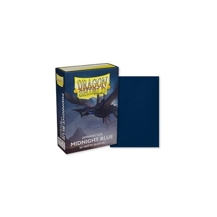 Protège-cartes Dragon Shield - 60 Japanese Matte Midnight Blue