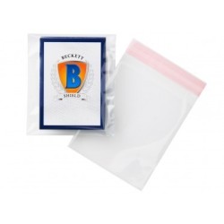 Protège-cartes Beckett Shield - 100 Standard Size Card Team Bags Clear