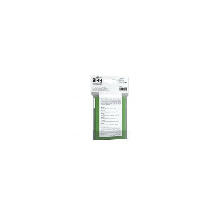 Protège-cartes Gamegenic - 60 Just Sleeves Japanese Size - Vert
