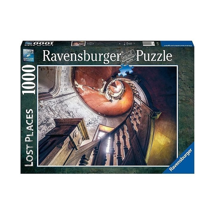 Puzzle Ravensburger Lost Places : L'Esaclier en Colimaçon - 1000 Pièces