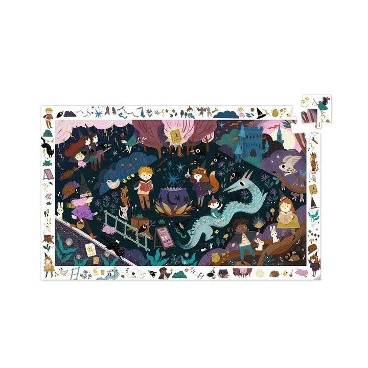 Puzzle Djeco Observation - Apprentis Sorciers - 54 Pièces