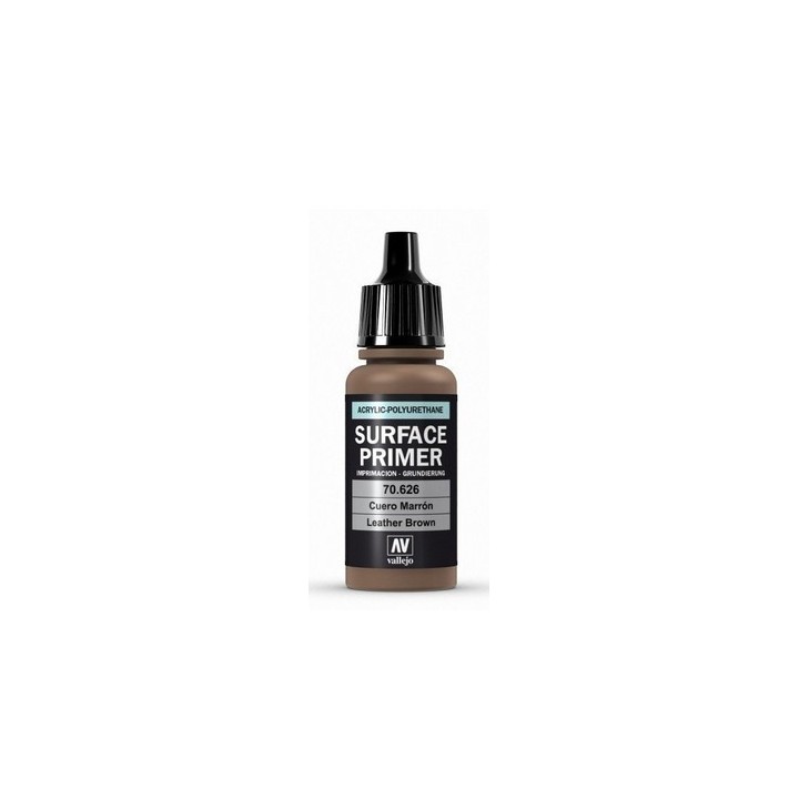 Peinture Vallejo Mecha Color : Base Cuire Brun - Leather Brown