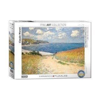 Puzzle Eurographics : Claude Monet : Chemin Dans Les Blés - 1000 Pièces