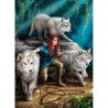 Puzzle Eurographics : Anne Stokes : Famille de Loups - 1000 Pièces