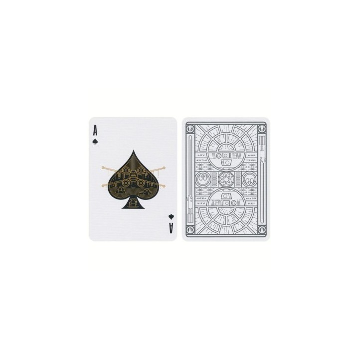 Bicycle - Theory 11 - 54 cartes Star Wars White Silver