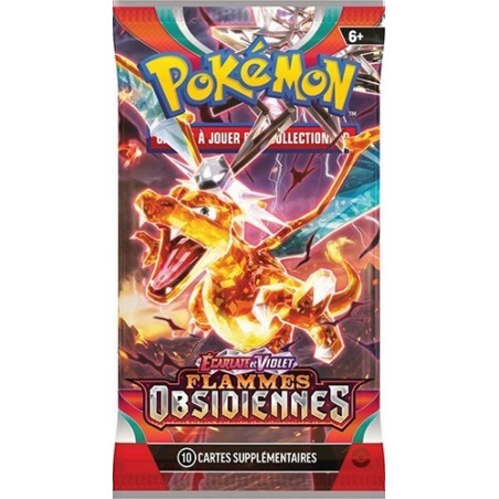 Booster Pokémon Écarlate et Violet EV03 - Flammes Obsidiennes