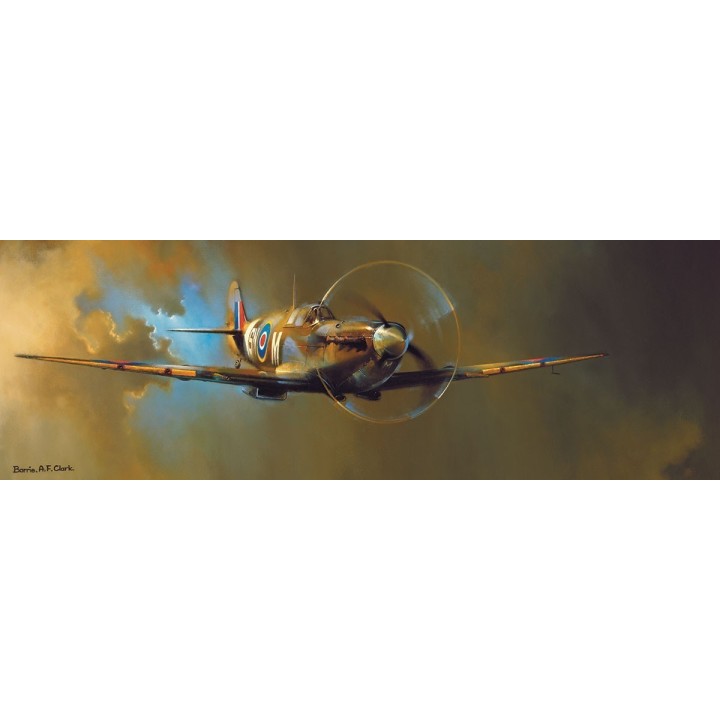 Puzzle Eurographics Panoramique : Barrie A.F Clark : Spitfire - 1000 Pièces