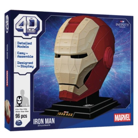 Puzzle 4D Build : Casque Iron Man - 96 Pièces