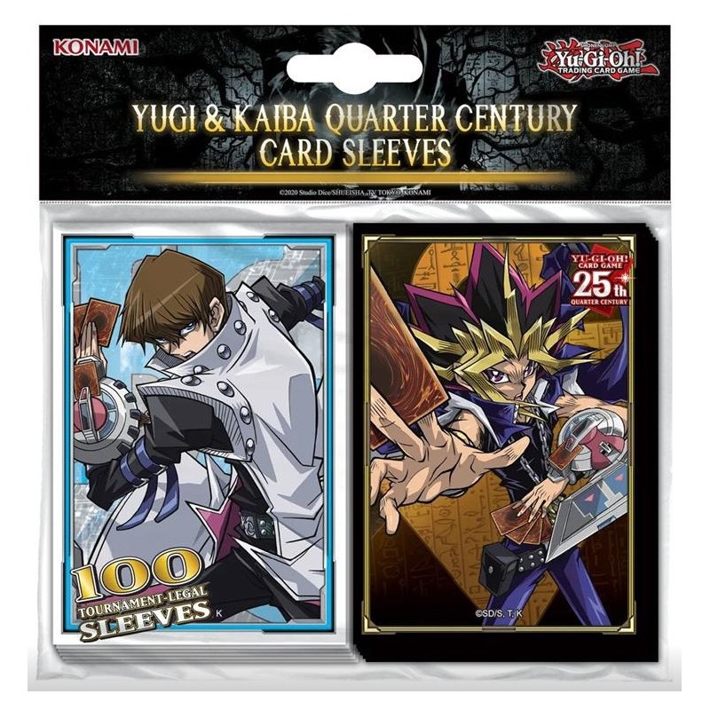 YGO - Protège-cartes Konami Yu-Gi-Oh! - Yugi & Kaiba Quarter Century