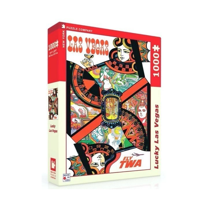 Puzzle - Americans Airlines - Lucky Las Vegas- 1000 Pièces