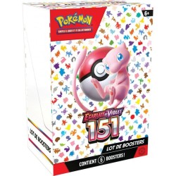 Pokémon : Bundle 6 Boosters Écarlate et Violet EV03.5 : Collection 151