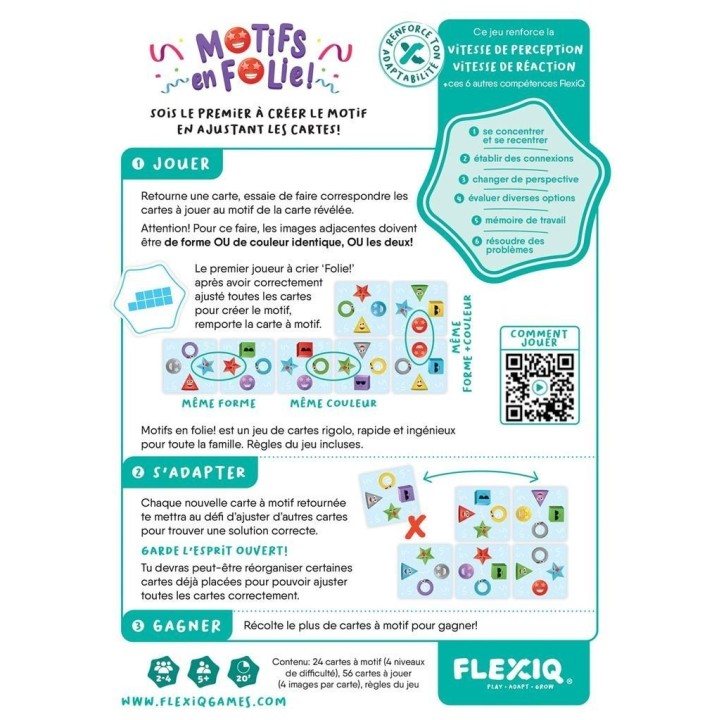 Jeux de société - Motifs en Folie