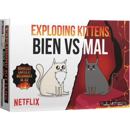 Jeux de société - Exploding Kittens : Bien Vs Mal