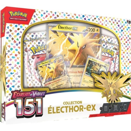 Pokémon : Coffret Électhor-ex Écarlate et Violet EV03.5 : Collection 151