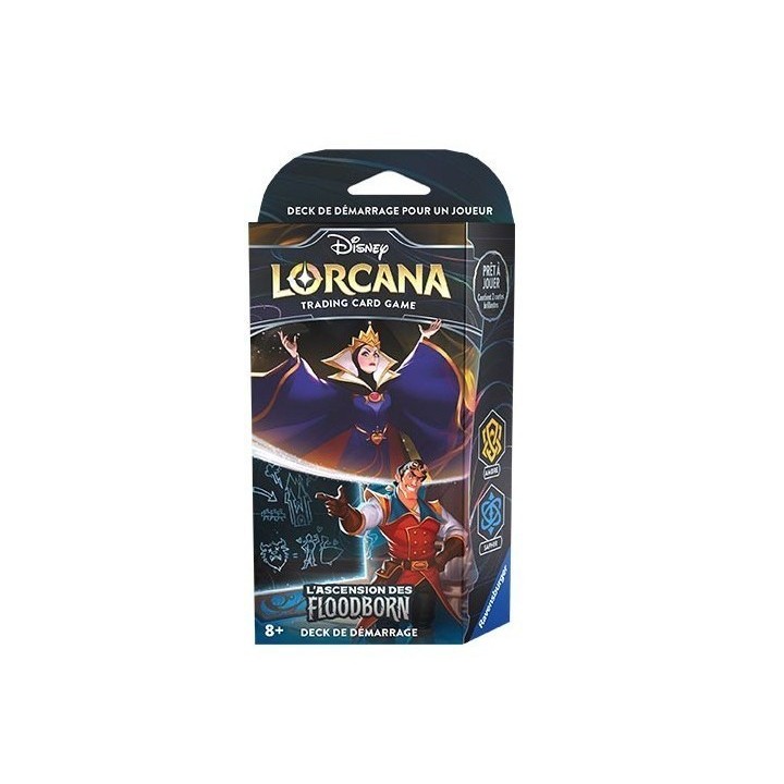 Deck de Démarrage Disney Lorcana : L'Ascension des Floodborn : Reine/Gaston
