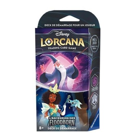 Deck de Démarrage Disney Lorcana : L'Ascension des Floodborn : Merlin/Tiana