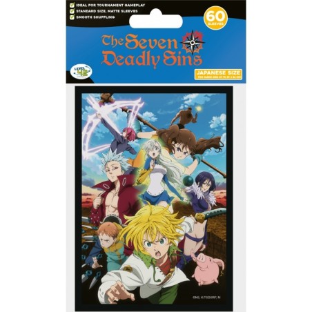 Protège-cartes Illustré Seven Deadly Sins - 60 Japanese Size Sleeves - Battle Team