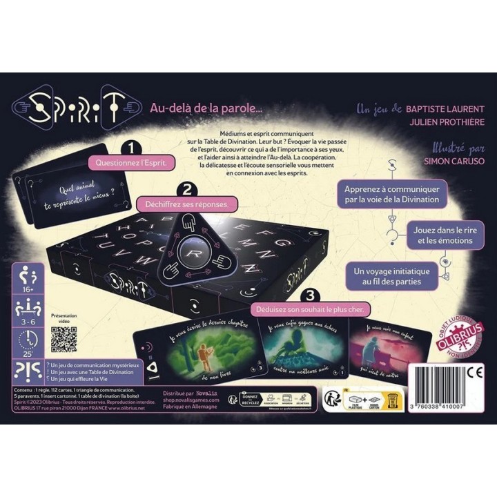 Jeux de société - Spirit