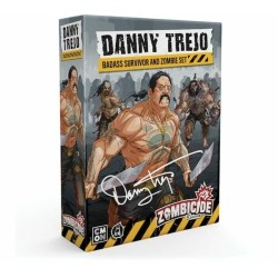 Jeux de société - Zombicide - Extension Anglais : Danny Trejo, Badass Survivor & Zombie Set