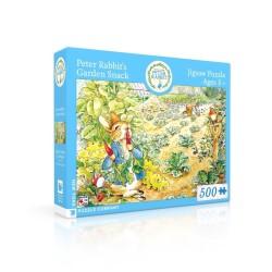 Puzzle New York Puzzle Company - Beatrix Potter : Peter Rabbit's Garden Snack - 500 Pièces